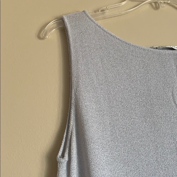 Sarah Pacini Light Grey Side Slit Dress/Tunic,OS - Picture 6 of 11